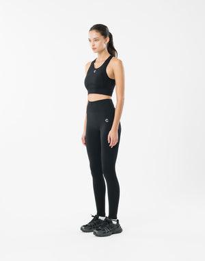 CRONOS WOMEN STYLE UP LEGGINGS【BLACK】