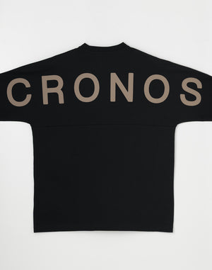 CRONOS Icon Dolman L/S TEE【BLACK×GREIGE】