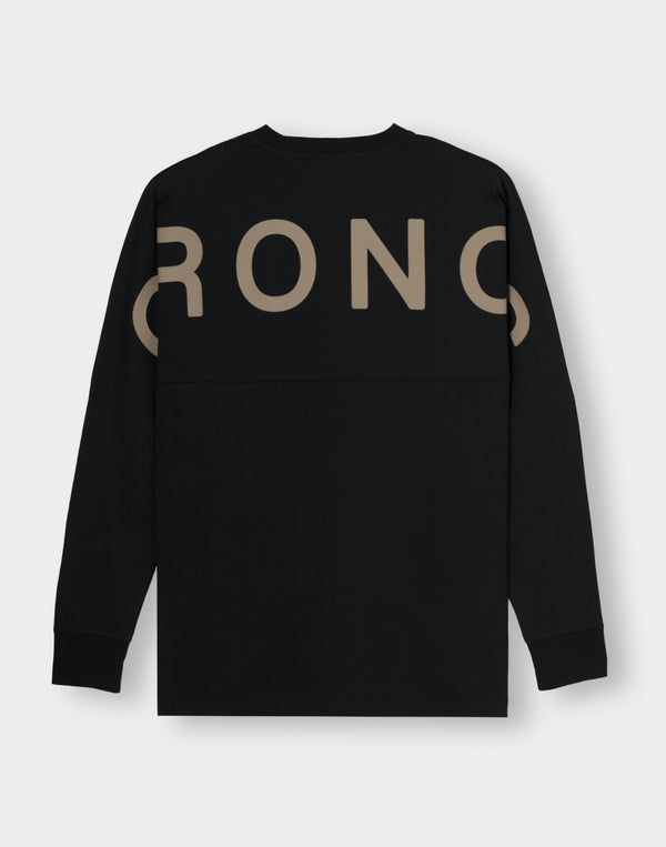 CRONOS Icon Dolman L/S TEE【BLACK×GREIGE】