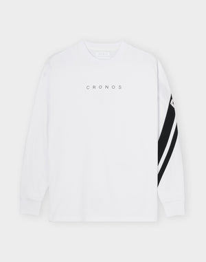 クロノス クロスライン L/S TEE【ホワイト】