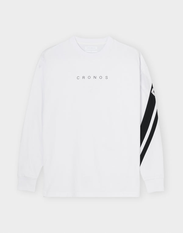 クロノス クロスライン L/S TEE【ホワイト】