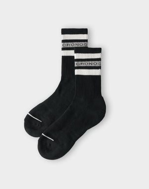 CRONOS Logo Band Socks【BLACK】