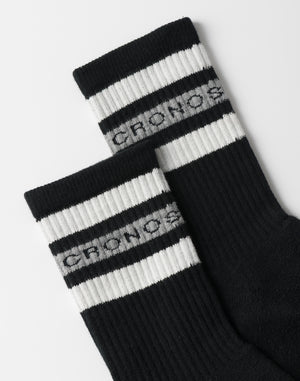 CRONOS Logo Band Socks【BLACK】