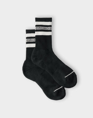 CRONOS Logo Band Socks【BLACK】