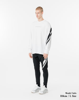 クロノス クロスライン L/S TEE【ホワイト】