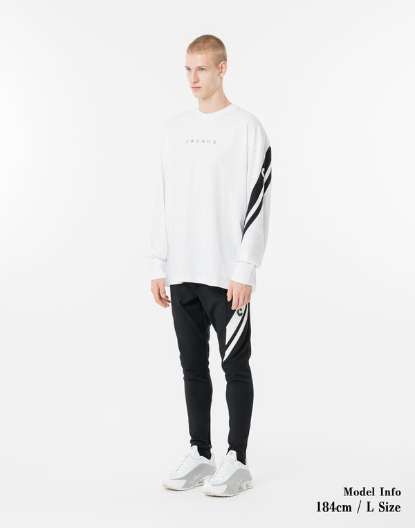 クロノス クロスライン L/S TEE【ホワイト】