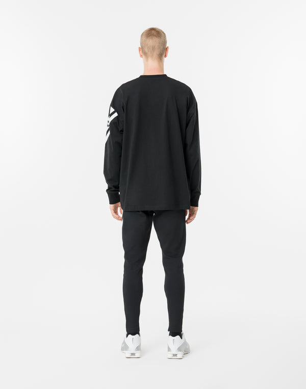 CRONOS CROSSLINE L/S TEE【BLACK】