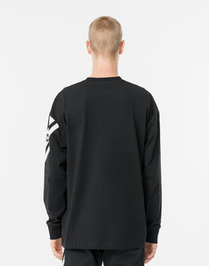 CRONOS CROSSLINE L/S TEE【BLACK】