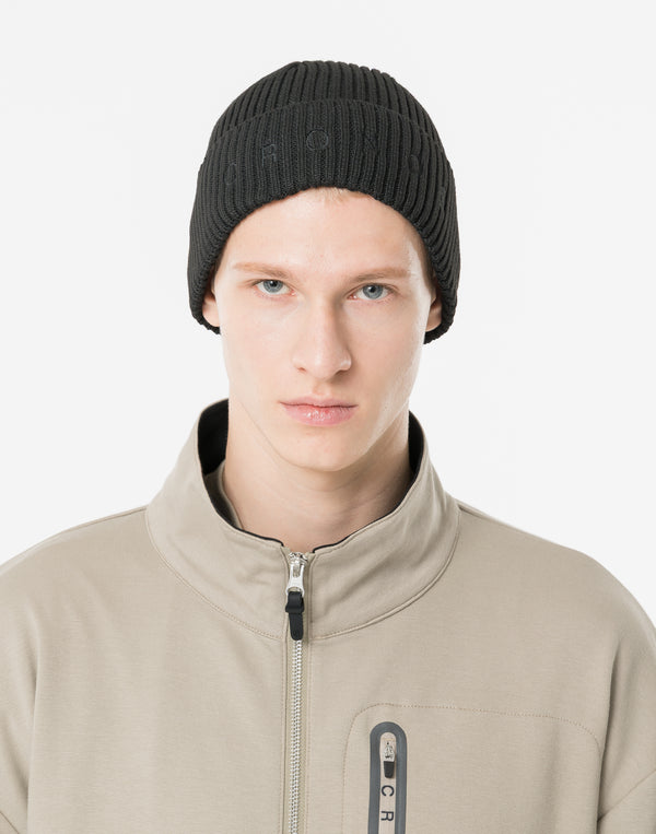 CRONOS  Washable Knit Cap【BLACK×BLACK】