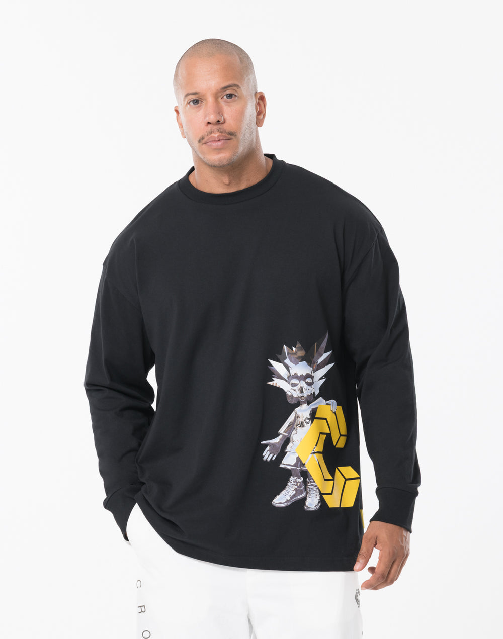CRONOS × KAREZMAD ARTWORK  L/S TEE【BLACK】