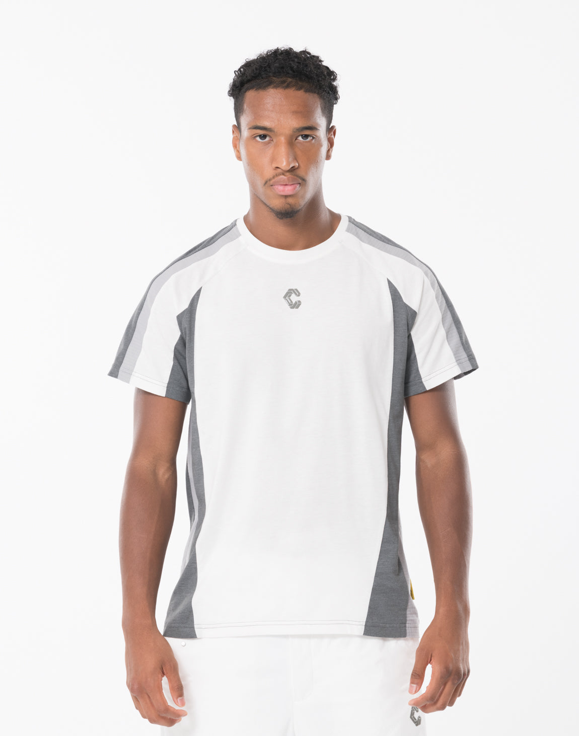 CRONOS 上のみグレー/ホワイト CRONOS 37.5® SUSTAIN S/S TEE【WHITE】