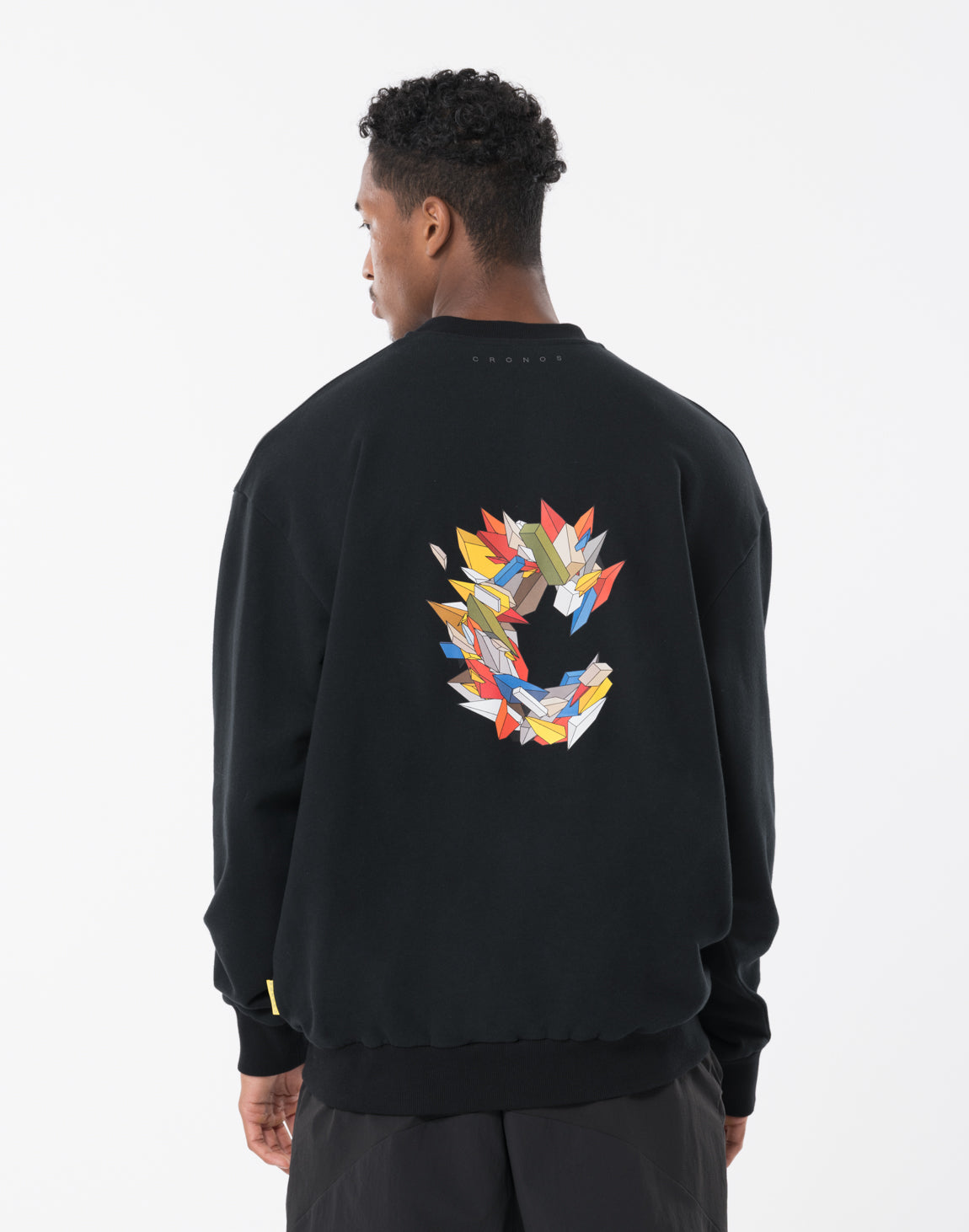 CRONOS × KAREZMAD ARTWORK SWEAT TRAINER【BLACK】