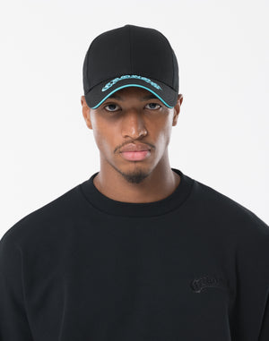CRONOS BLACKLETTER CAP【T.BLUE】