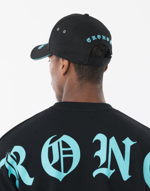 CRONOS BLACKLETTER CAP【T.BLUE】