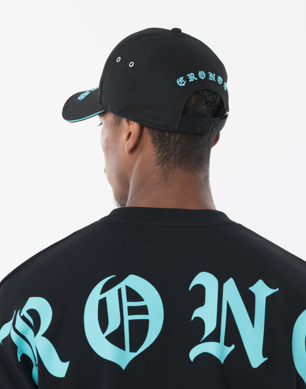 CRONOS BLACKLETTER CAP【T.BLUE】