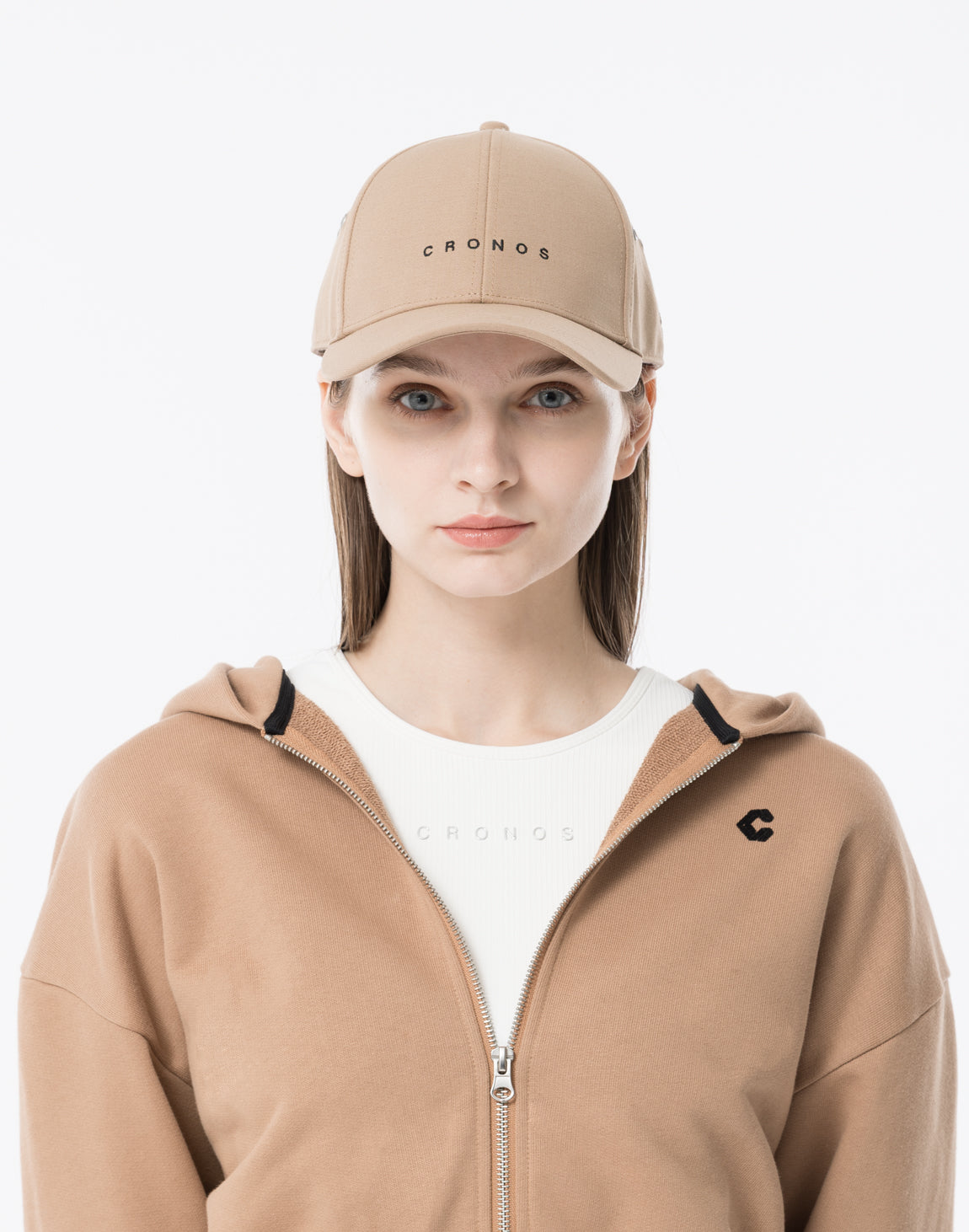 CRONOS WOMEN Refined Wool Cap【BEIGE】