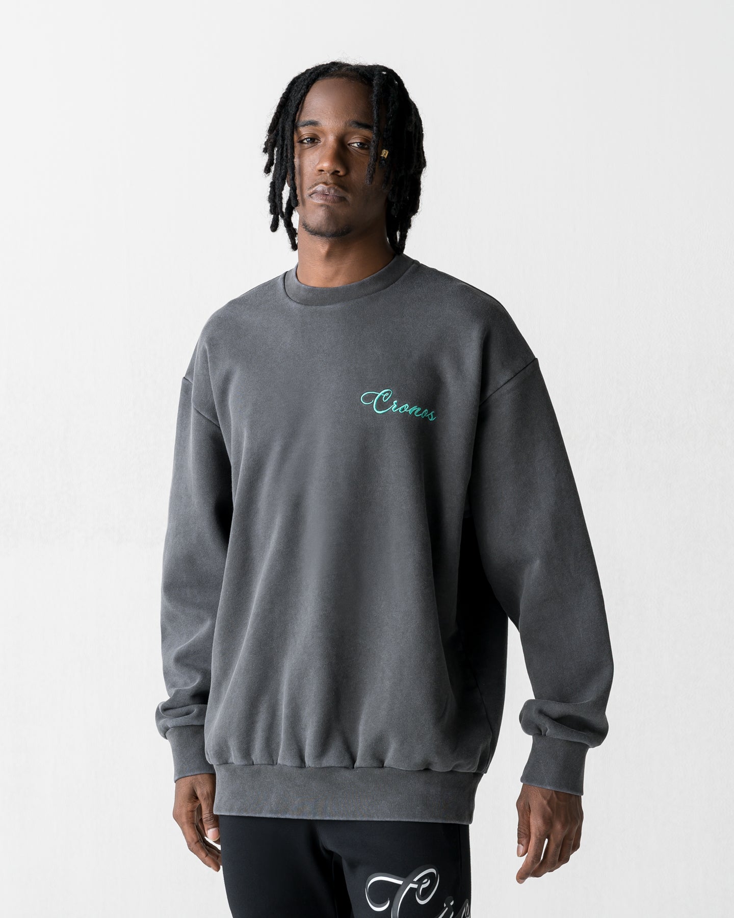 CRONOS SCRIPT SWEAT【V BLACK】