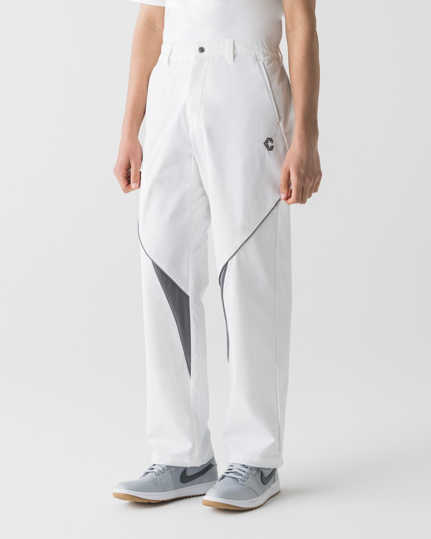 CRONOS BLACK ACTIVE MESH PANTS【WHITE】