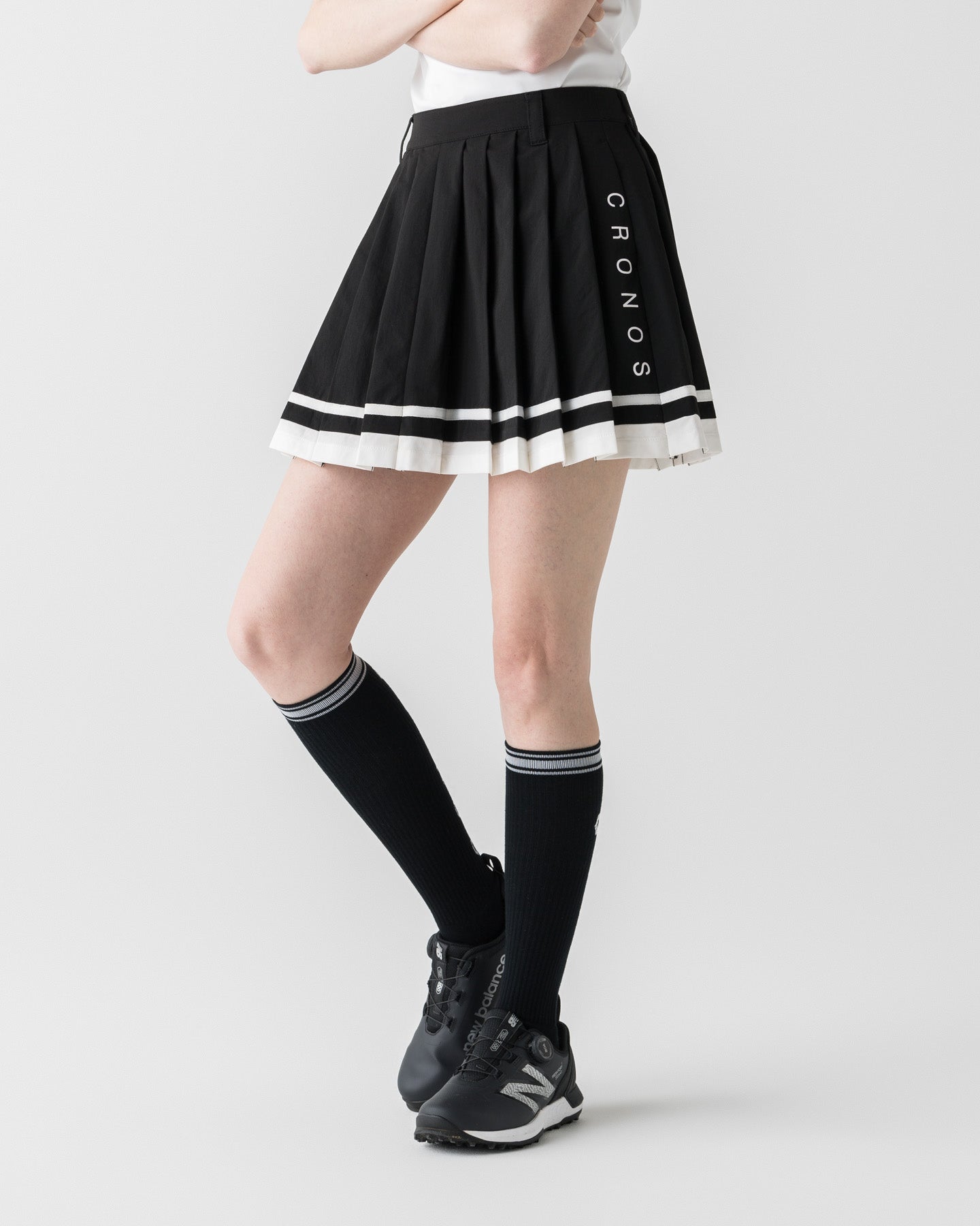 クロノス　スカート Sサイズ CRONOS BLACK WOMEN ROUND SKIRT【BLACK】