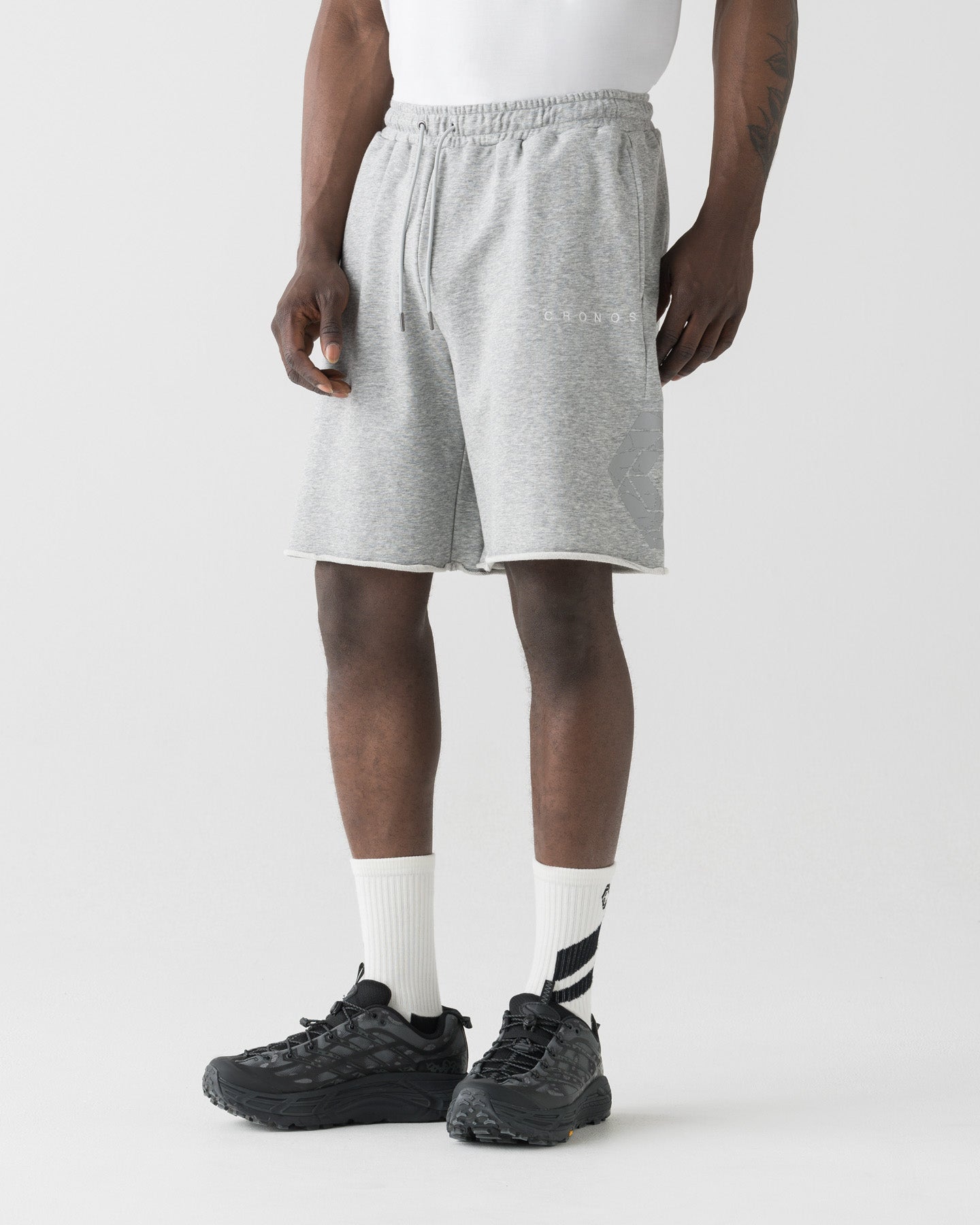 CRONOS ALLDAY CUT OFF SHORTS【M.GRAY】