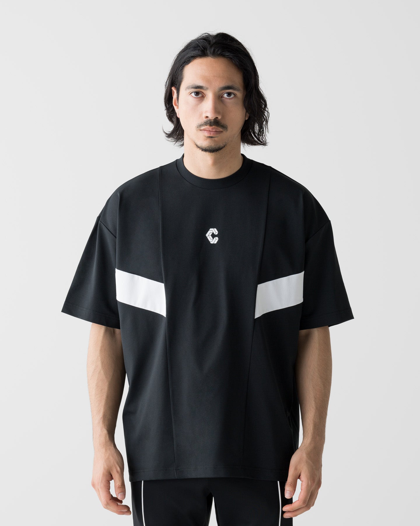 CRONOS SWITCH COOL TOUCH S/S TEE【BLACK】