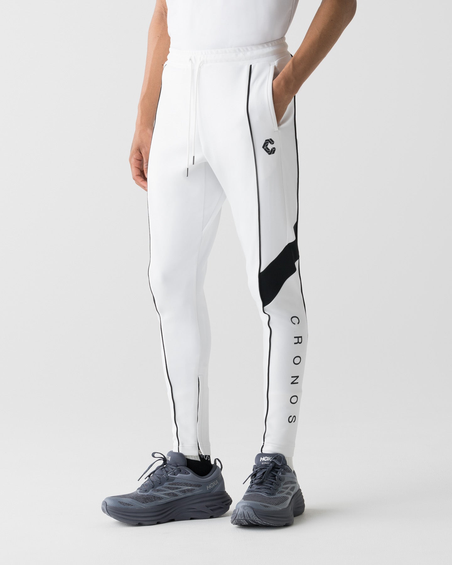 CRONOS SWITCH COOL TOUCH SKINNY PANTS【WHITE】