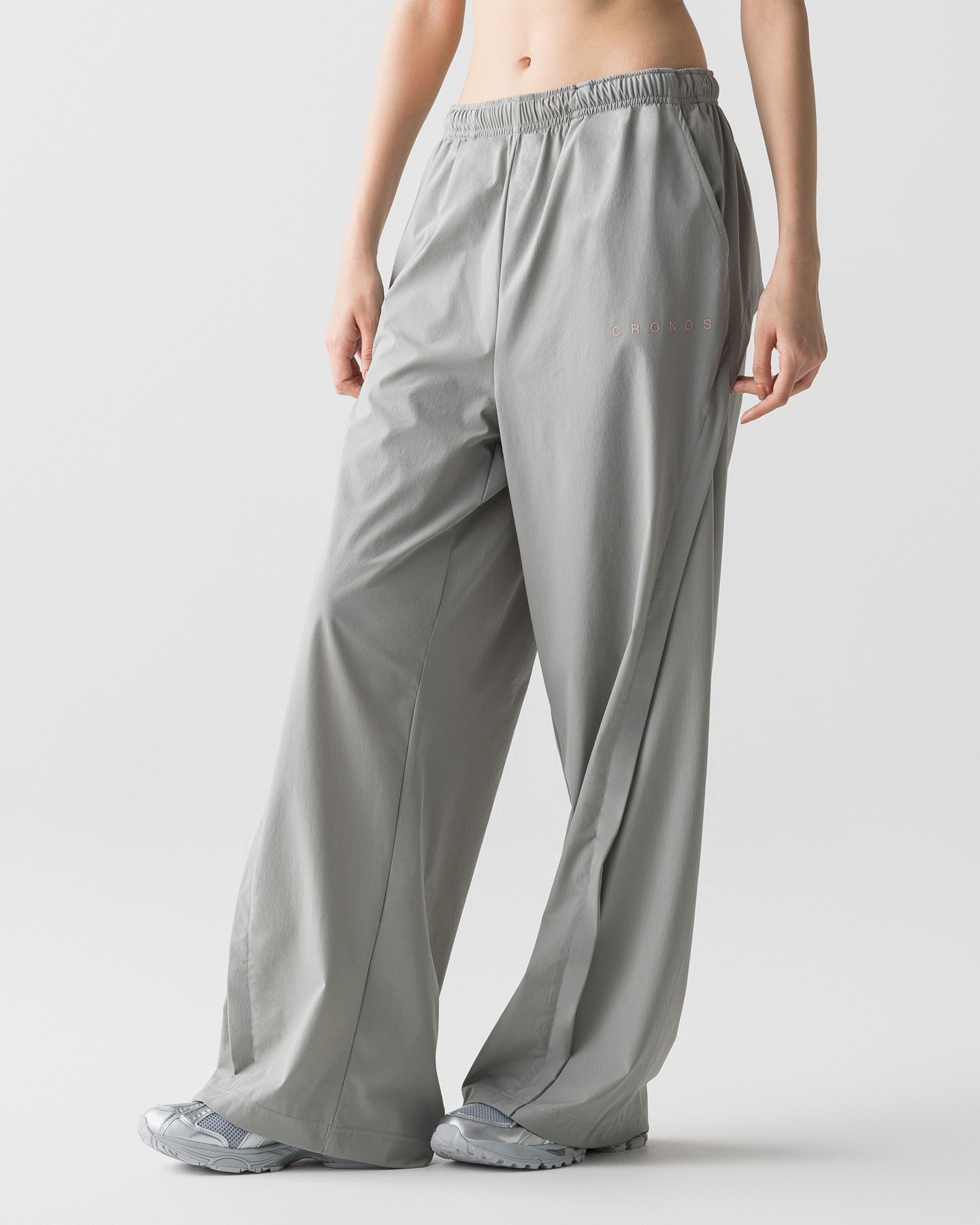 CRONOS WOMEN LIGHT STRETCH PANTS【GRAY】