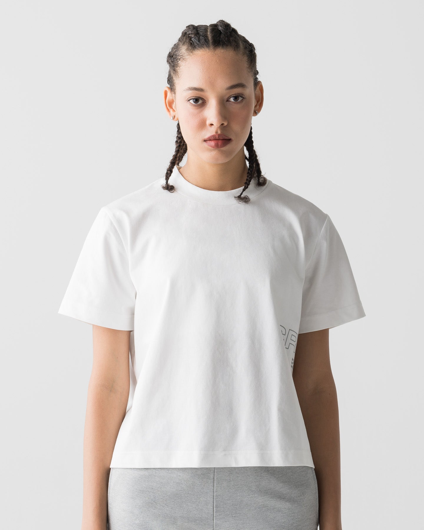 CRONOS WOMEN COOL FEEL T-SHIRTS【WHITE】