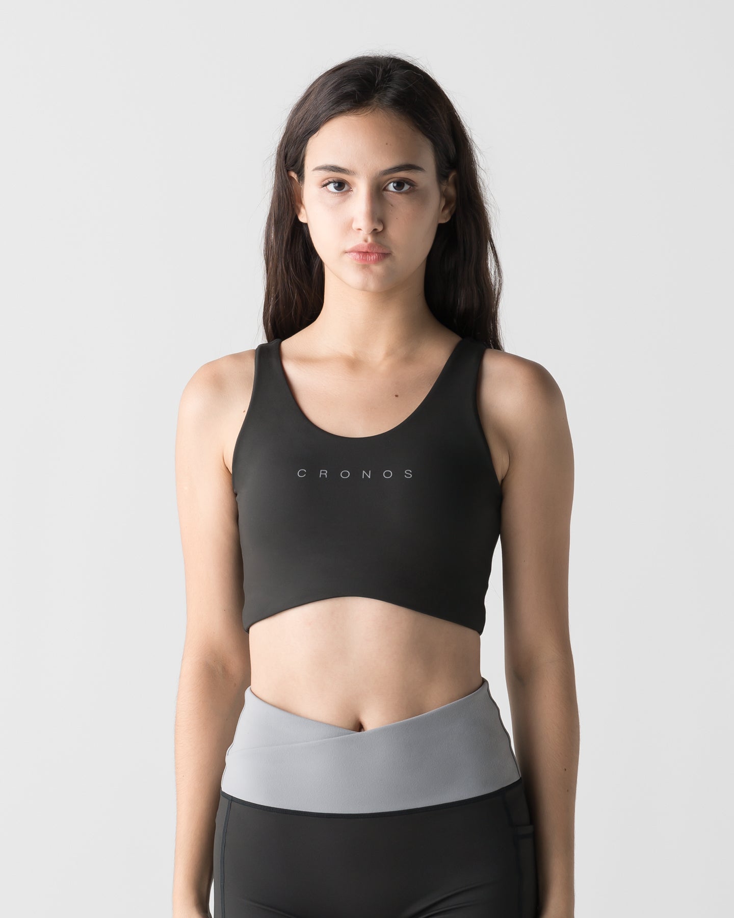 CRONOS WOMEN ESSENTIAL BRA TOP【BLACK】