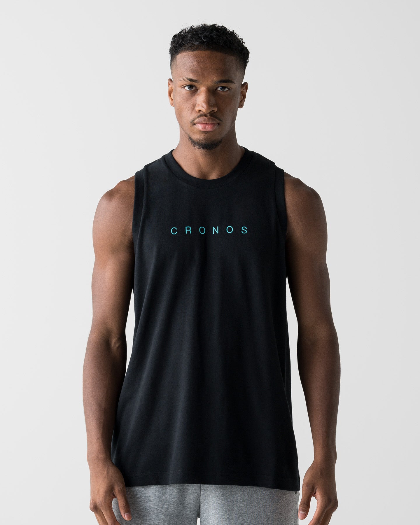 CRONOS CORE SLEEVELESS【BLACK×T.BLUE】