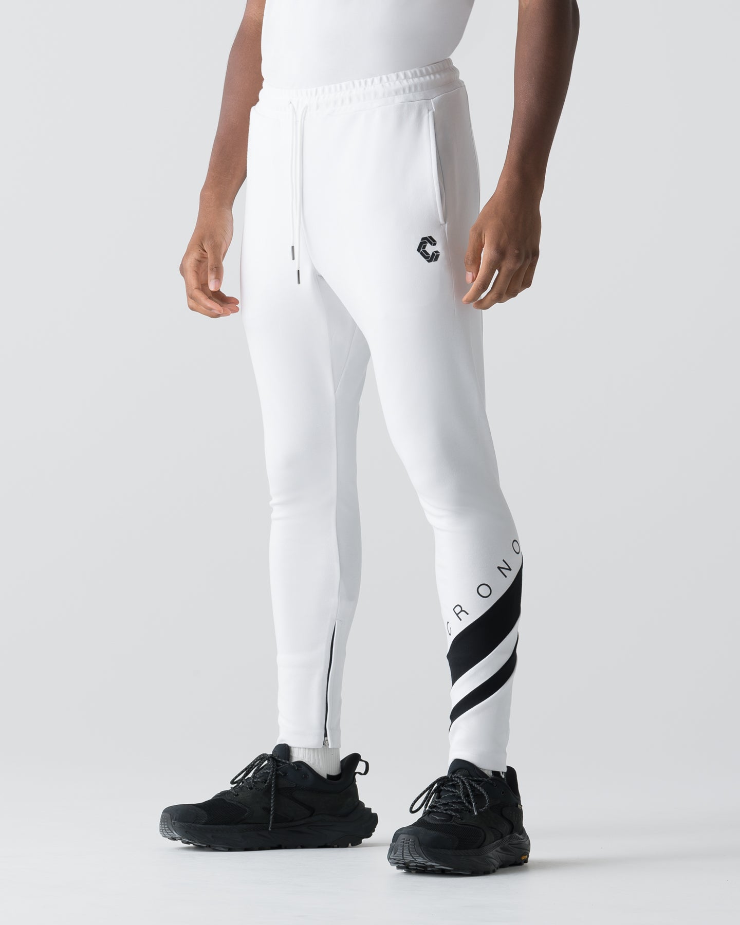 CRONOS VECTOR LINE SKINNY PANTS【WHITE】