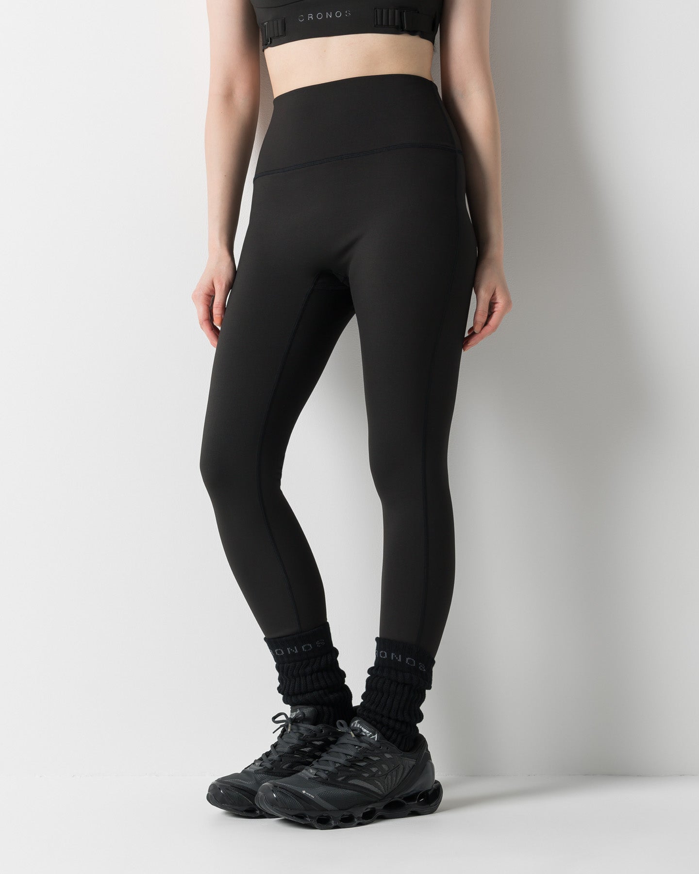 CRONOS WOMEN SHAPE LEGGINGS【BLACK】