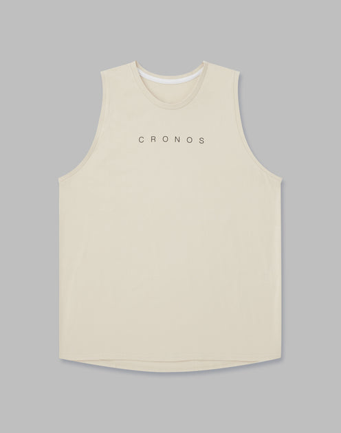 CRONOS LOGO TANKTOP【CREAM】 - クロノス CRONOS Official