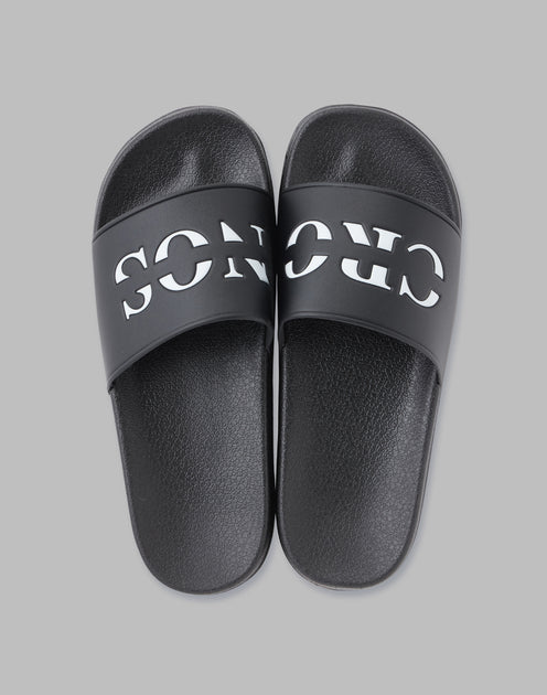 CRONOS LOGO SANDAL【BLACK】