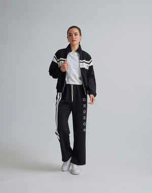 CRONOS WOMEN JERSEY BLOUSON【BLACK】