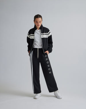 CRONOS WOMEN JERSEY BLOUSON【BLACK】