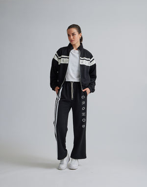 CRONOS WOMEN JERSEY BLOUSON【BLACK】