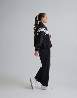 CRONOS WOMEN JERSEY BLOUSON【BLACK】