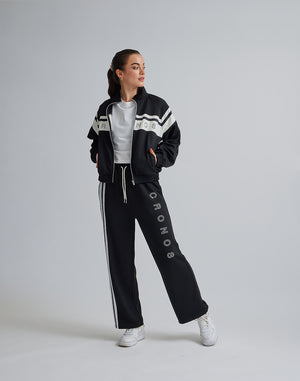 CRONOS WOMEN JERSEY BLOUSON【BLACK】