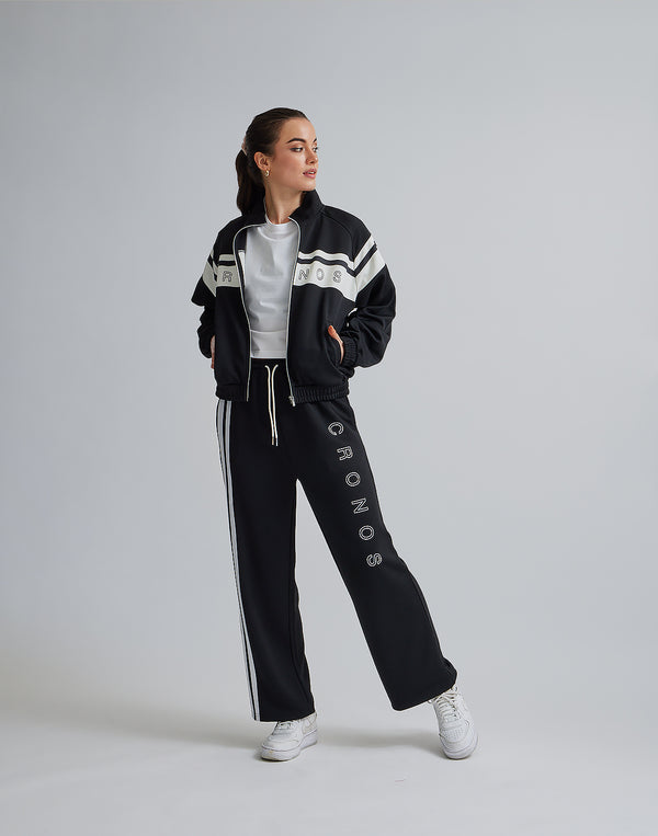 CRONOS WOMEN JERSEY BLOUSON【BLACK】