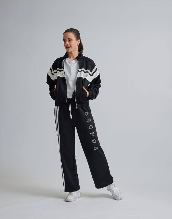 CRONOS WOMEN JERSEY BLOUSON【BLACK】