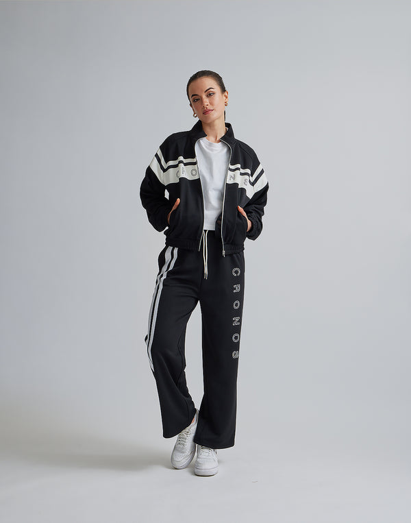 CRONOS WOMEN JERSEY BLOUSON【BLACK】