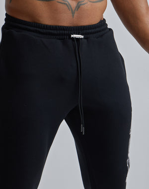 CRONOS STITCH LOGO LONGPANTS【BLACK×YELLOW】