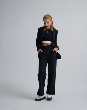 CRONOS WOMEN EASY CARE STRETCH JACKET【BLACK】