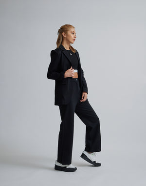 CRONOS WOMEN EASY CARE STRETCH JACKET【BLACK】