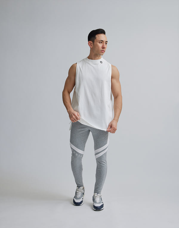 CRONOS MOCK NECK TANKTOP【WHITE】