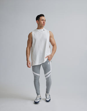 CRONOS MOCK NECK TANKTOP【WHITE】