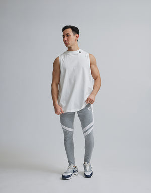 CRONOS MOCK NECK TANKTOP【WHITE】