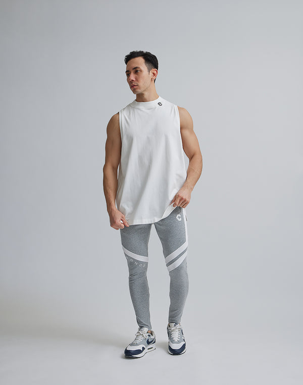 CRONOS MOCK NECK TANKTOP【WHITE】