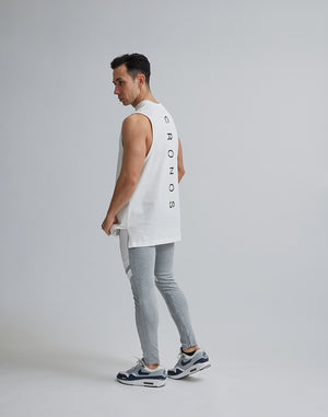 CRONOS MOCK NECK TANKTOP【WHITE】